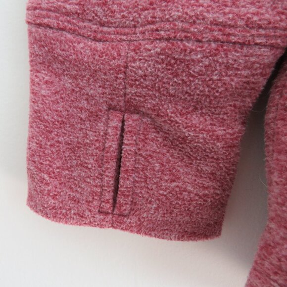 DULUTH TRADING CO Frost Lake Fleece Tunic Raspberry Red Outdoor Gorpcore Sz S - Picture 8 of 15